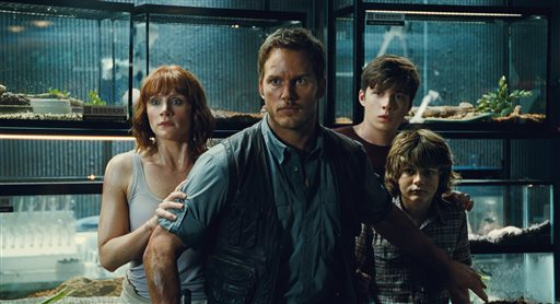 Una escena de "Jurassic World," dirigida por Colin Trevorrow. (Universal Pictures/Amblin Entertainment)